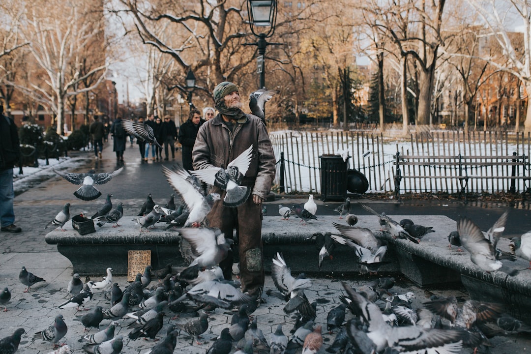 Photo Bird person